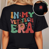 Sandjest Vet Tech T-Shirt in My Vet Tech Era Gift for Women Girl Friend